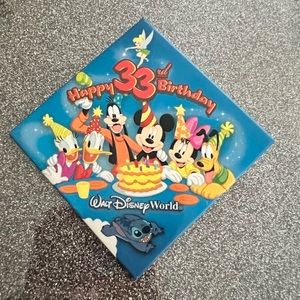 Disney: Walt Disney World Cast Member Exclusive “Happy 33rd Birthday” Button